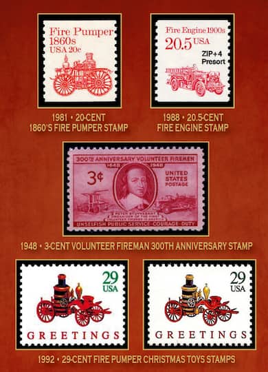 Fireman Stamp Collection